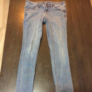 Mossimo low waisted skinny jeans-medium wash